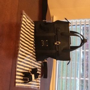 Henri Bendel Black Mini Jetsetter in EUC